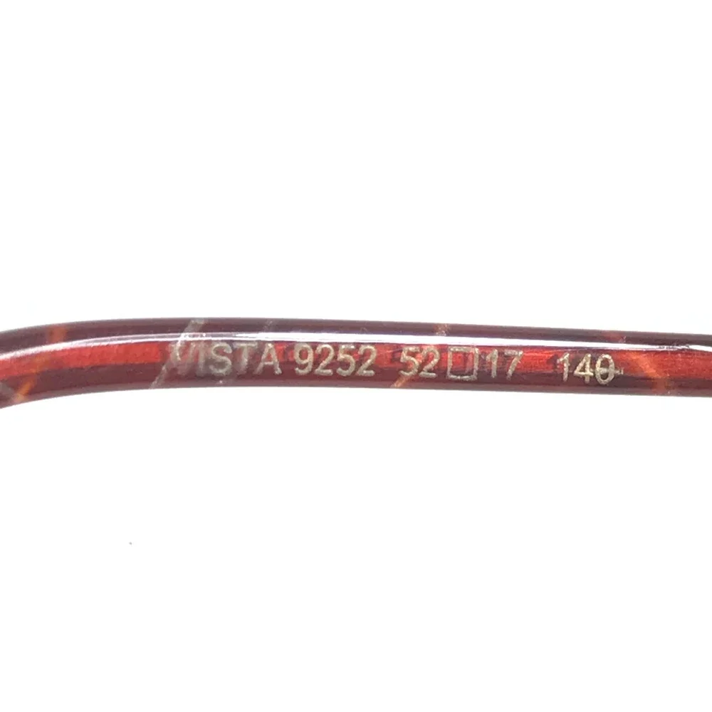 BOZ Eyeglasses Frames VISTA 9252 Brown Yellow Cat Eye Full Rim 52-17-140